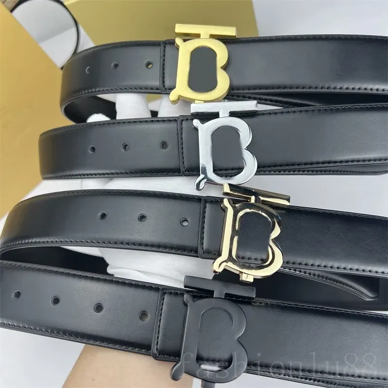 2024 Luxury belt vintage plaid designer belts gold plated letter smooth buckle two sided cintura cowhide adjustable size plaid pattern cotton designer belts PJ010 C