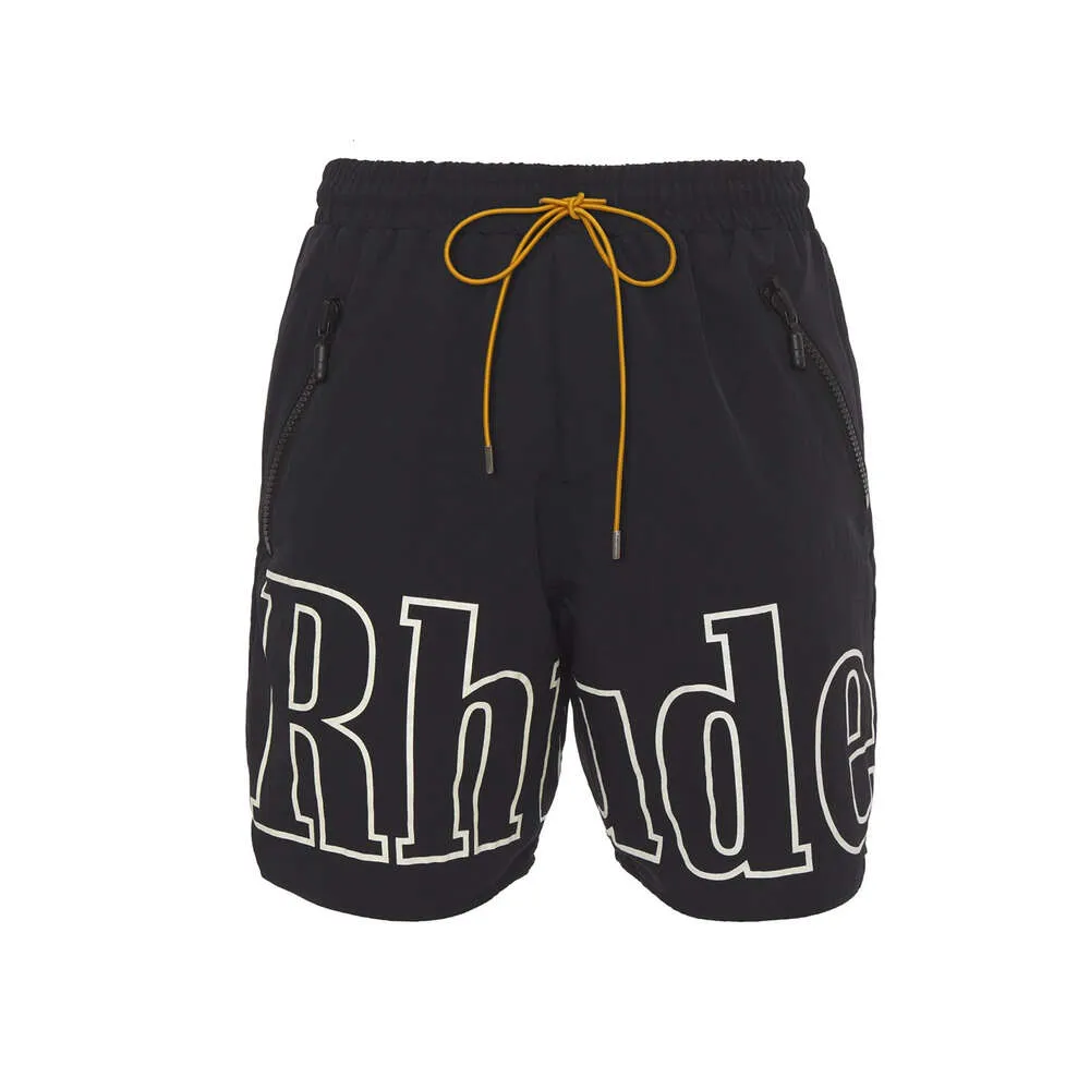 Rhude novo verão esportes shorts masculino lazer ao ar livre secagem rápida treinamento de basquete fitness shorts masculinos