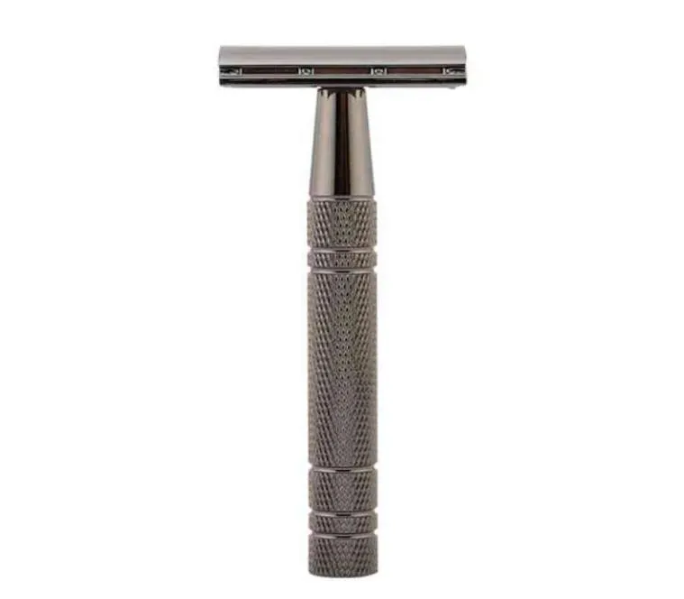 NXY Double Edge Safety Razor Vintage Metal Single Blade Razor Classic Wet Shaving Manual Shavers Passar Standard Razor Blades 2204143664347