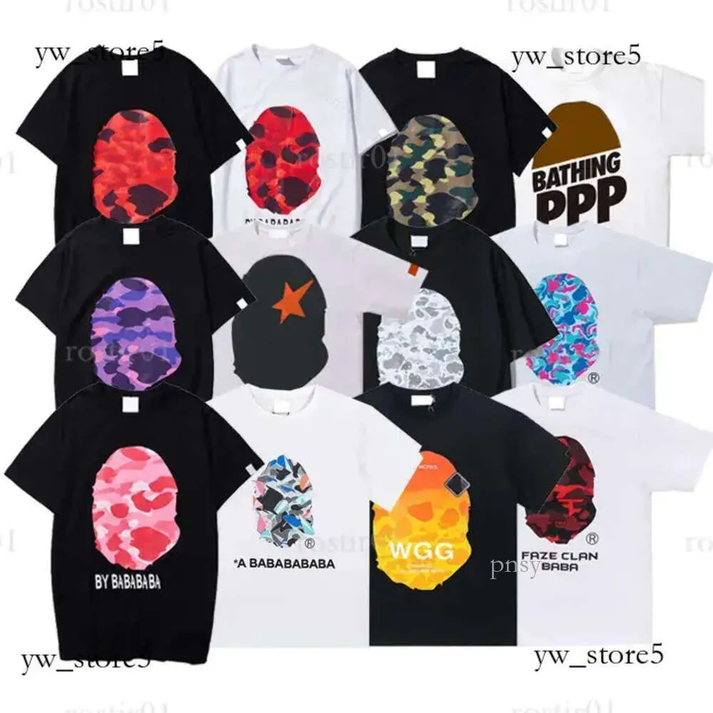 Bapesta-Shirt, grafisches Sommer-T-Shirt, Kirsch-T-Shirt, limitierte Auflage, Baumwolle, bunt, sternenklar, Sta-Bapes-Shirt 583