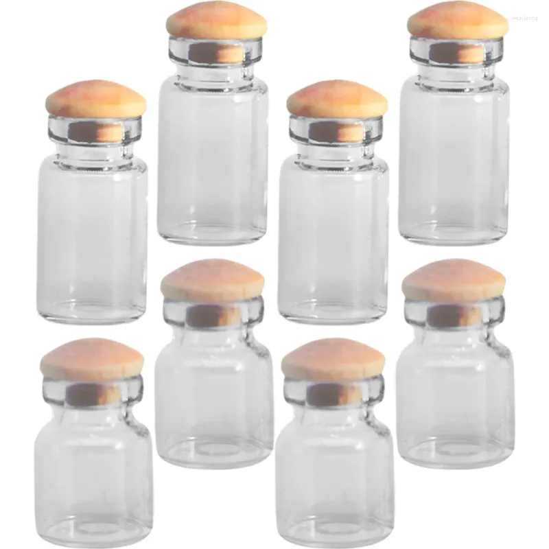 Vazen Mini Glazen Fles Ornament Miniatuur Voedsel En Speelpot Decor Huisbenodigdheden