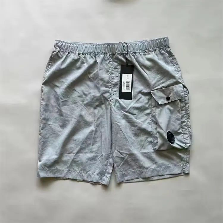 CP Company Swim Shorts Spring herfst Trendy heren shorts borduurwerk ontwerper heren Casual losse hight street zwarte sport shorts snel drogen man strandbroek wkxm