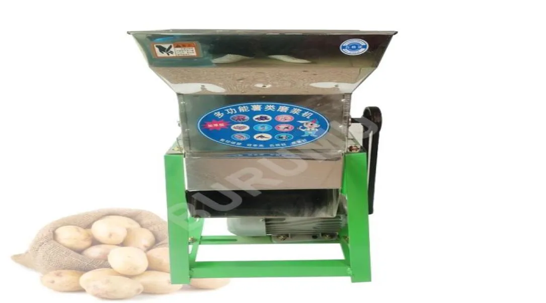 Commerciële Aardappel Verpletterende En Rasp Machine 2200W Elektrische Tapioca Zetmeel Slijpen En Raffineren Separator3465209