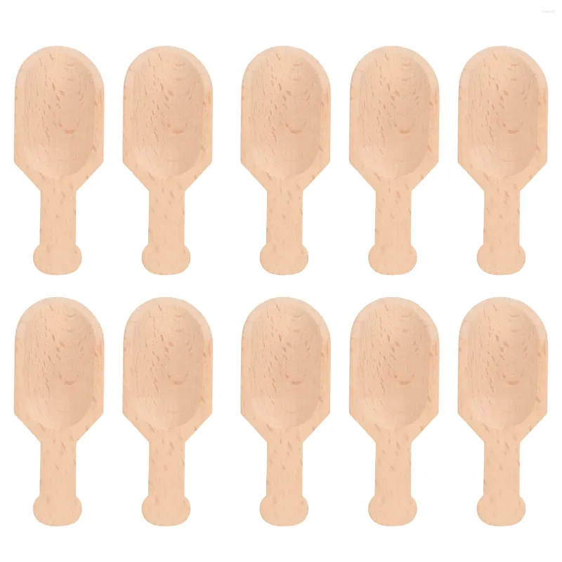 Party Decoration Salt Scoop Eco Friendly Lightweight Schima Superba Multipurpose Wood Bath som används allmänt för duschrum