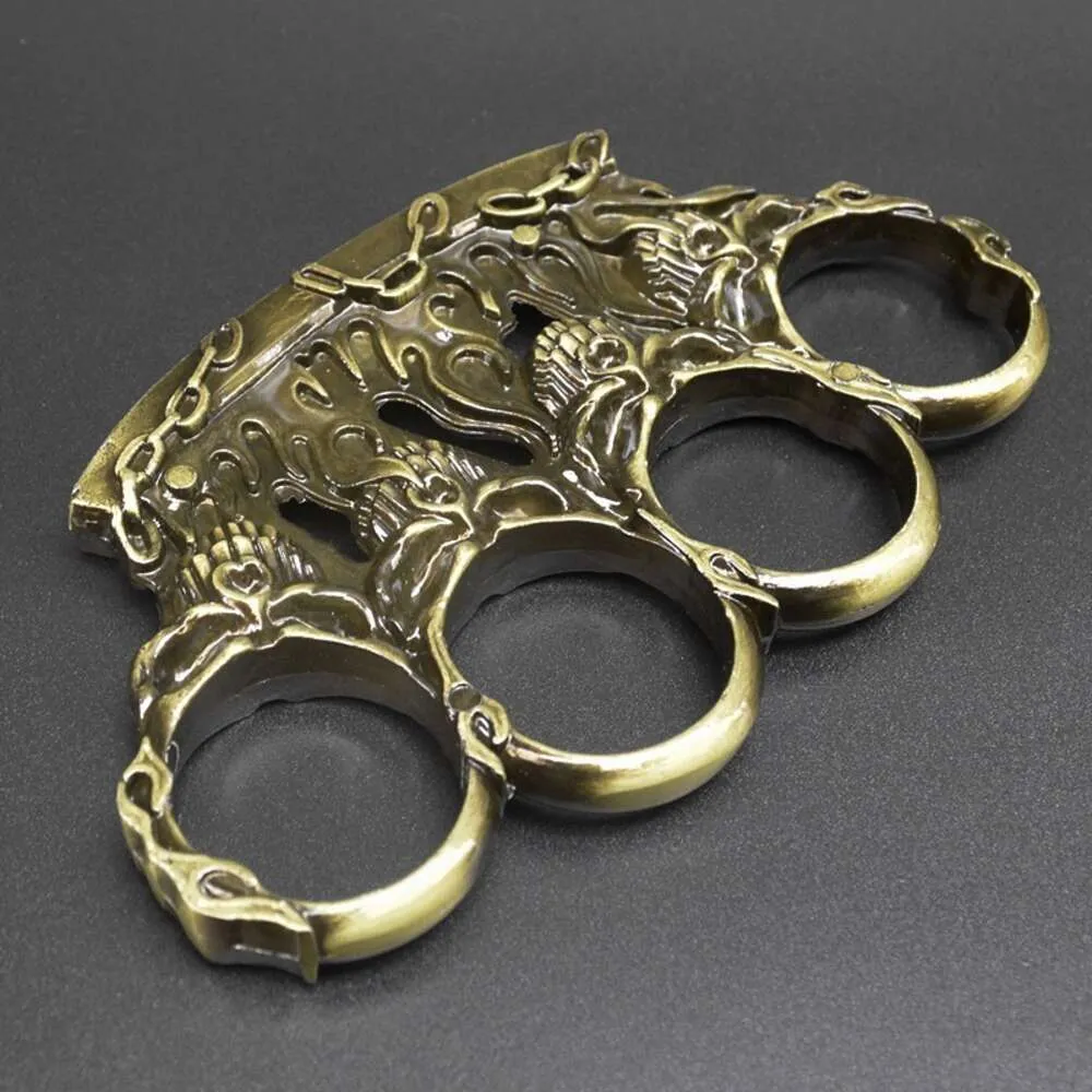 Ghost Fire Four Finger Tiger Fist Ring Hand Buckle Travel reservlådor Gear 2194