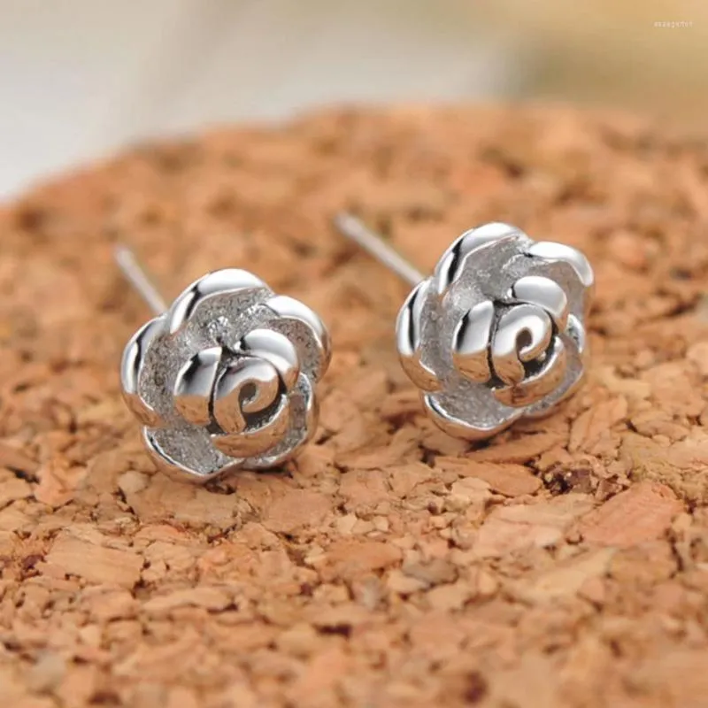 Ohrstecker Blume Für Frauen Mode Ohren 2024 Schmuck Weibliche Körper Zubehör Einfache Stil Geschenke Party Dekorationen