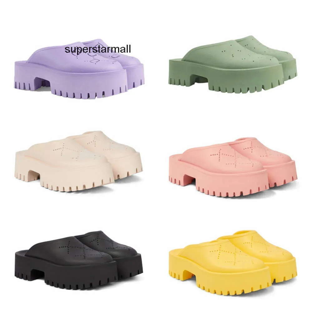 gglies gc guiii Italië Lux sandaal 2024 Luxe Ontwerpers Sandalen Slippers Platte schoenen Slippers Strandklompen Klassieke bloemenbrokaat Leer Rubber Platformuitrusting Botto XIAD