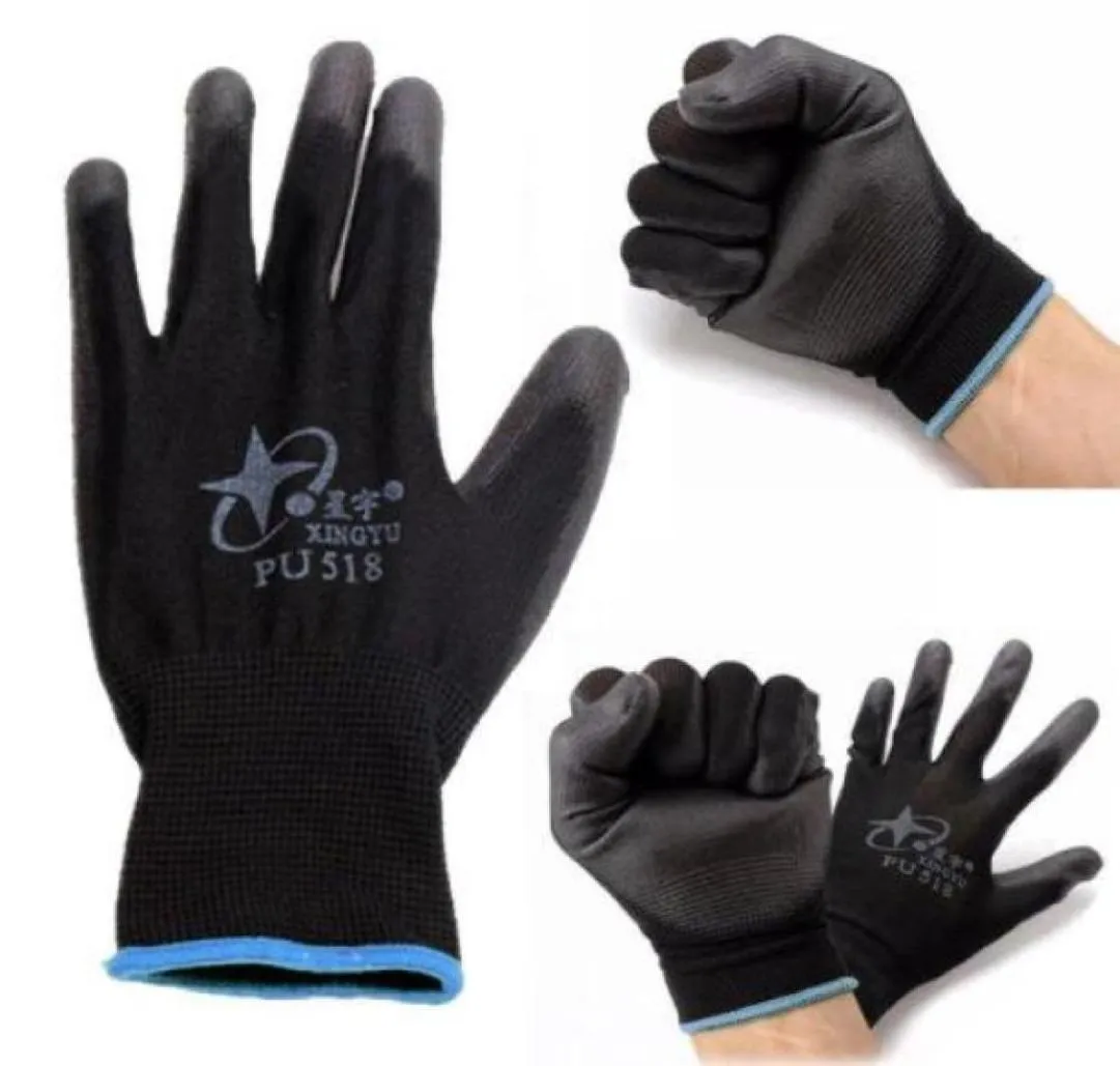 Gants de travail enduits de Nitrile entier, sécurité en Nylon, travail d'usine, réparation de jardin, protection de mode, conception experte, qualité L94255656037643