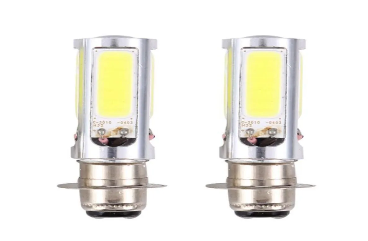 1PAIR 6000K إضاءة دراجة نارية أبيض H6M COB LED MOTOR BIKEATV مصباح الضباب المصباح PX15D P15D251544742