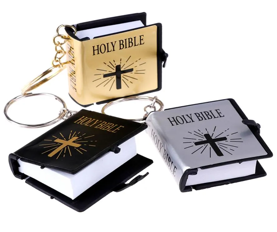 Porte-clés Bible anglaise édition de poche, porte-clés christianisme amusant livre anglais, porte-clés Bible 2493193