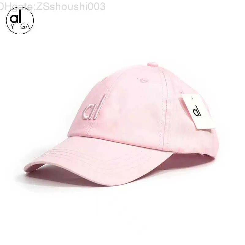 Ballkappen Designerkappe Luxus Aloo Sportball Damen Yoga Mode Casquette einfarbig taillierter Hut Sonnenschutzhut sehr schön HBRF