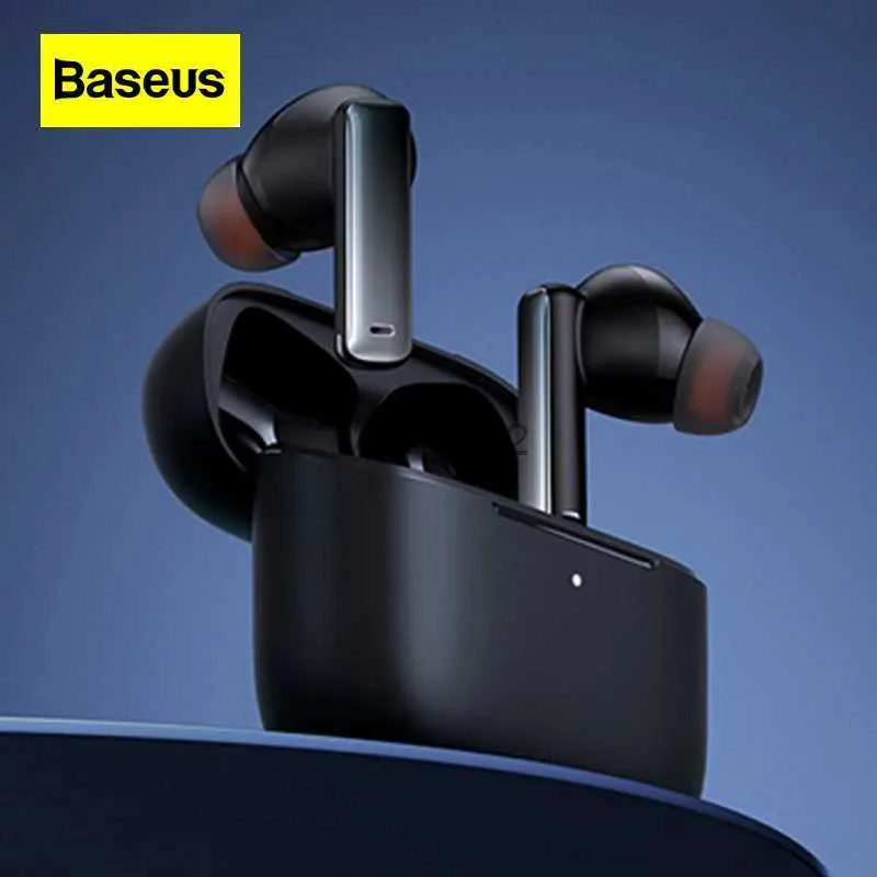 Mobiltelefonörlurar Baseus M2 Bluetooth 5.2 Earphone Buller Reduction Intelligent Dual Connection True Wireless Game Charging Headset PC Accessories YQ240219