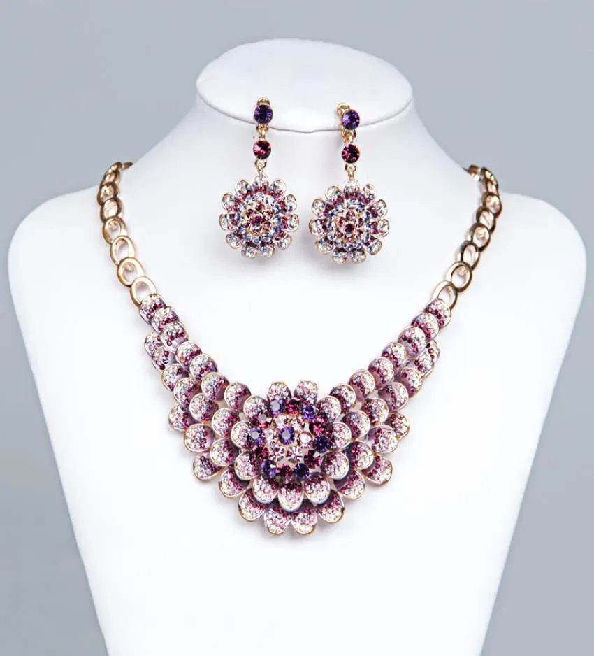 15071 Wedding Bridal Accessories Jewelry Necklace and Earring Set Party Jewelry for Wedding Party Bride9540449