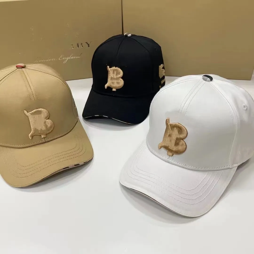 Mode nieuwe designer hoed klassieke plaid honkbal pet voor mannen dames high -end luxe pet retro plaid brief sun hat emmer hoeden