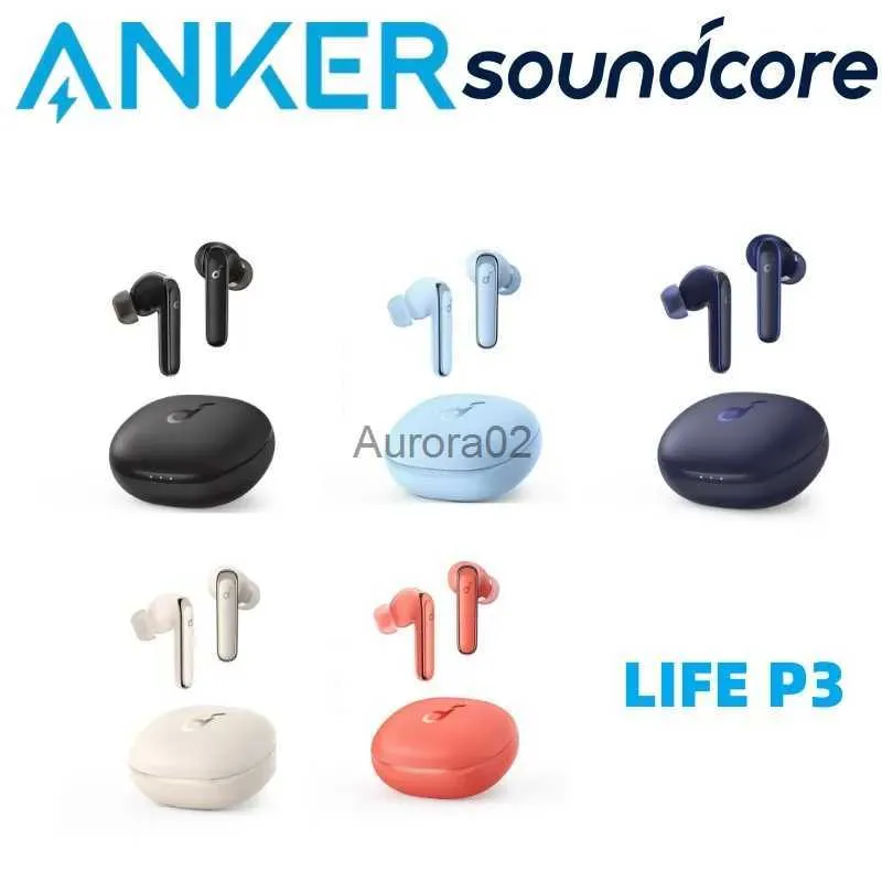 Cell Phone Earphones Anker Soundcore Life P3 TWS ANC Multi Mode Noise Cancelling Headsets Thumping Bass Earbuds with 6 Microphones YQ240219