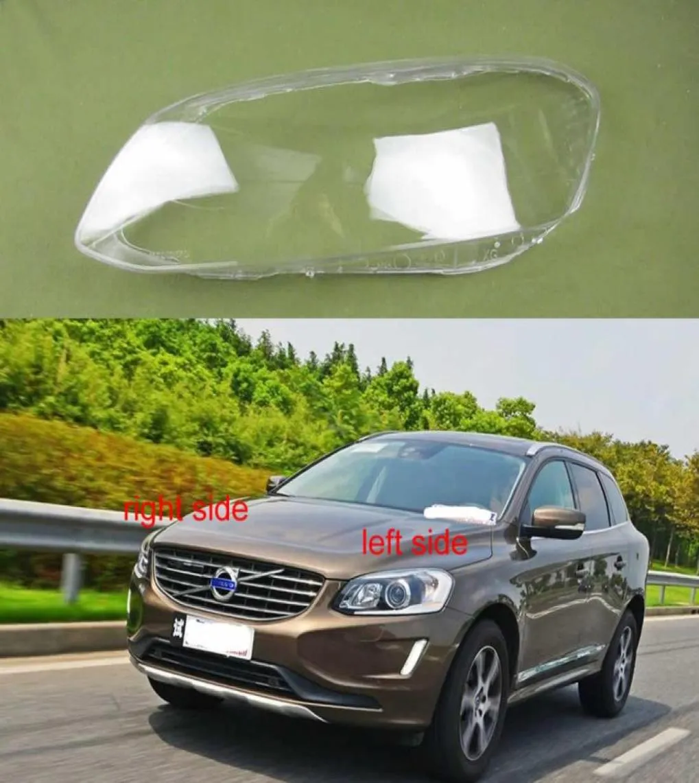 For XC60 2014 2015 2016 2017 2018 2019 Transparent Lampshade Headlamp Cover Glass Lamp Shade Headlight Shell Cover Lens98744739884529