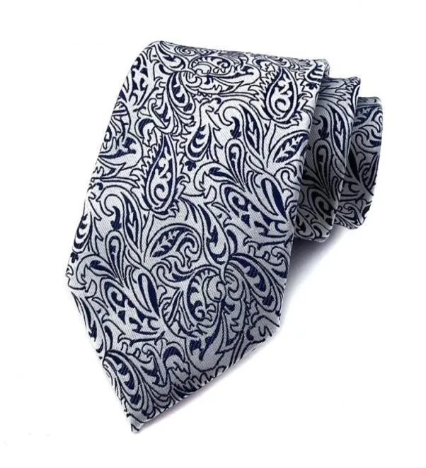Men039S Slygge Black Tie Paisley Business randig hög densitet Blomslarker Ascot för män ränder halskläder skjorta accessorie5327502