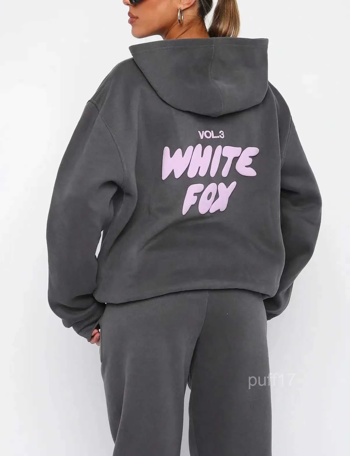 Designer Trainingspakken White Fox Hoodie Dames Heren Lente Herfst Winter Nieuwe set Modieus Sportief Lange mouwen Pullover Joggers met capuchon 12 kleuren P4QW M8GV FN7A