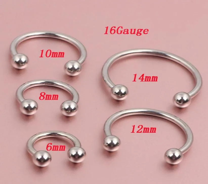 Nez broche N07 100 pièces en acier inoxydable corps Piercing bijoux nez anneau bijoux en plastique nez anneaux Piercings N193366920