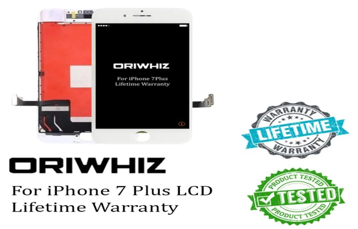 ORIWHIZ qualità superiore per iPhone 7 Plus LCD Touch Screen Digitizer Assembly in bianco e nero Imballaggio perfetto Fast Mix 3168689