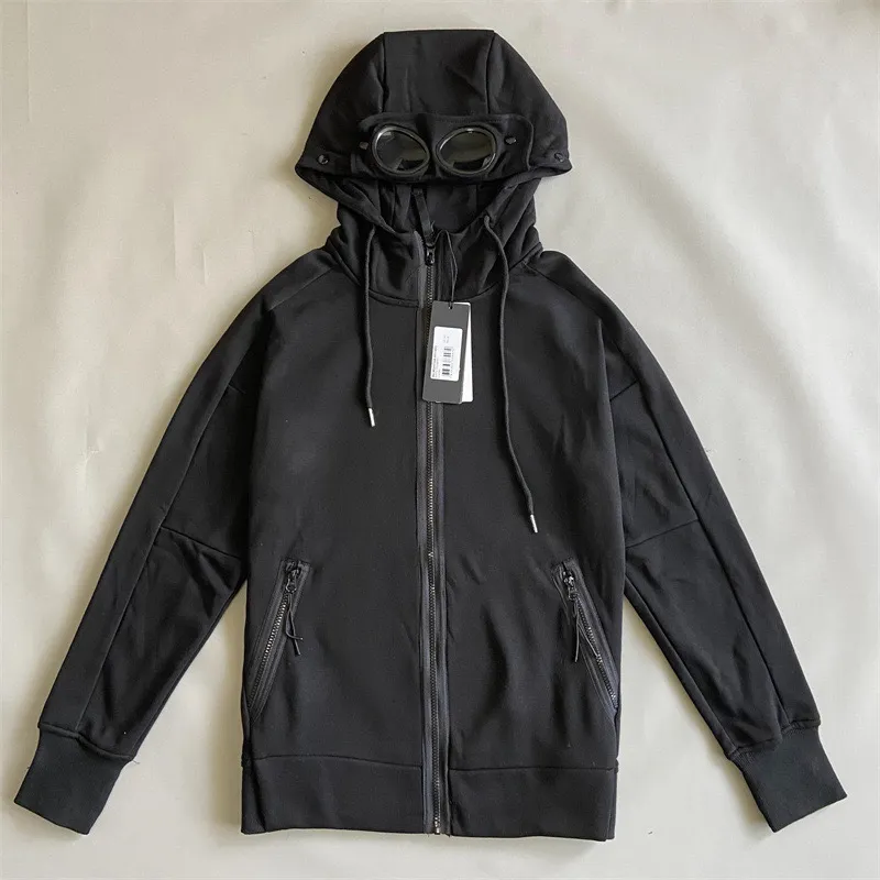 CP Companys Mens Lens Sweater Tech Fleece Hoodie With Zipper CP Companys Mens Lens Sweater Tech Fleece Hoodie With Zipper