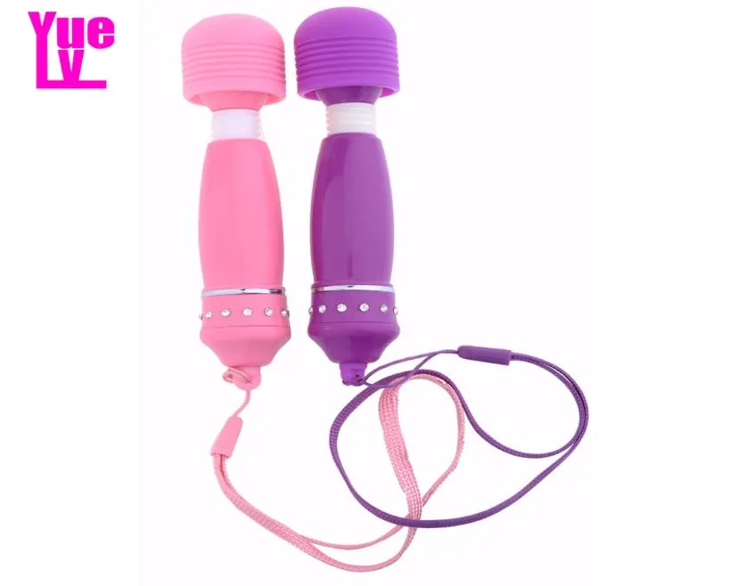 Portable Mini AV Magic Wand Vibrator Gspot wibrujący masażer żeński Orgazm stymulator łechtaczki dla dorosłych zabawki seksualne dla kobiet PR4052482