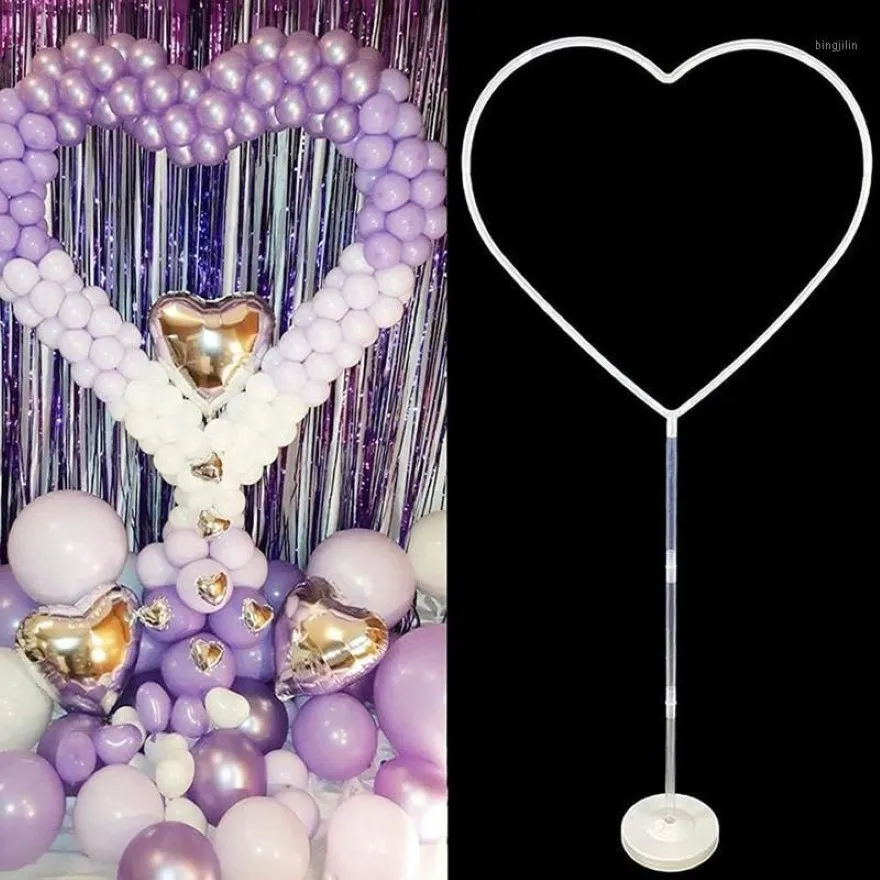 Party Decoration Wedding Balloon Stand Ballons Column Bracket Road Leading Heart Shaped Sky Circle Decor Accessories Holder2216