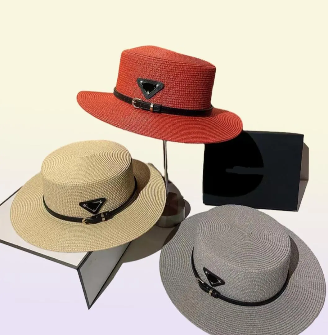 2023 Mode Emmerhoed Designer strohoed luxe gentleman caps zomer strandmode heren039s en dames039s casual Emmer ha6127998