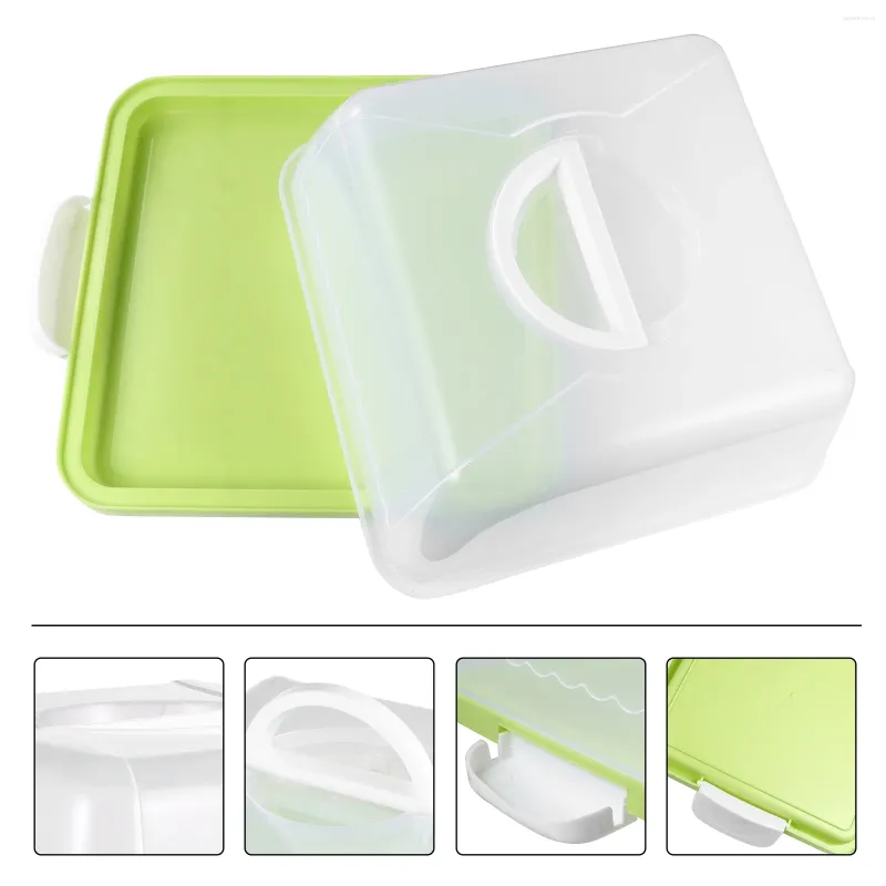 Gift Wrap Cake Carrier Box Container Cupcake Boxes Storage Holder Plastic Portable Clear Bakery Pastry Pie Packaging Muffin Transparent