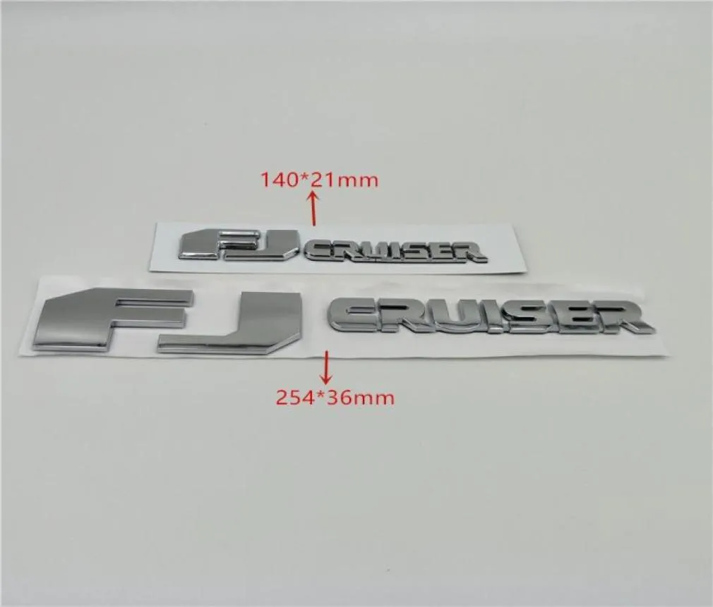 2 dimensioni per FJ Cruiser coperchio del bagagliaio posteriore emblema porta laterale parafango logo decalcomania9848602
