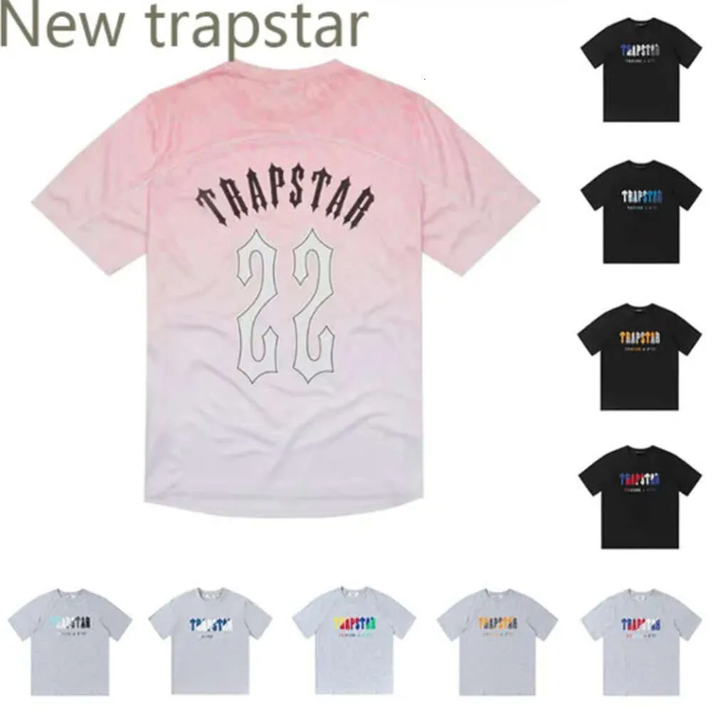 Klassisk designer Mens Trapstar T Shirts Polos Couples Letter T-shirts Women Trapstars Trendy Pullovers Tees EU Size S-XL 2024fff