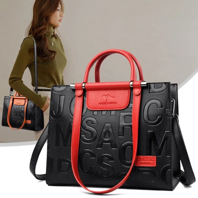 Cady Fini Kangaroo bag handbags women's new crossbody shoulder bag high-end printing large-capacity handbag women3290