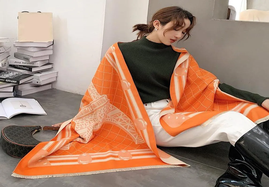 Cashmere Scarf Women Winter Brand Shawl Wrap 2020 Design Plaid Printed Lady Thick Warm Blanket Female Stoles6834073