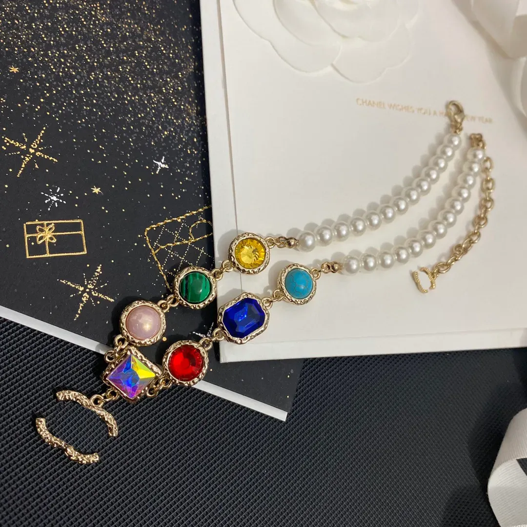 Edelsteen ketting ontwerper voor vrouwen CHARM Chokers Gouden Kettingen met Stempel Mat Gouden Letter Hangers C Mode dames kettingen Bruiloft Sieraden Accessoires