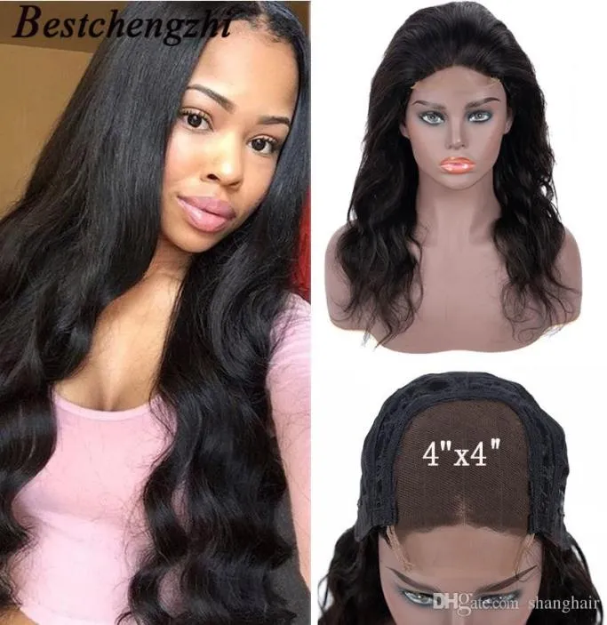 Body Wave Spets Front Wig Brazilian Malaysian Indian Human Hair Wigs For Black Women Remy Prepluched Spets Frontal Wig With Hair Lac8677827