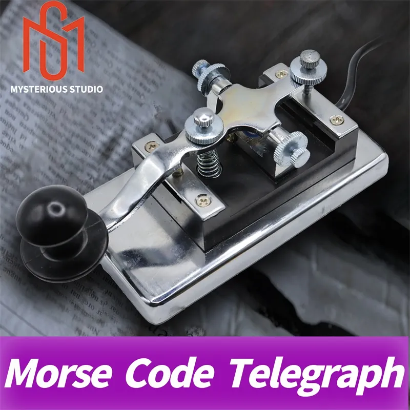 Misterioso Studio Room Escape Props Codice Morse Prop Chamber Puzzle Codice Morse Keyer