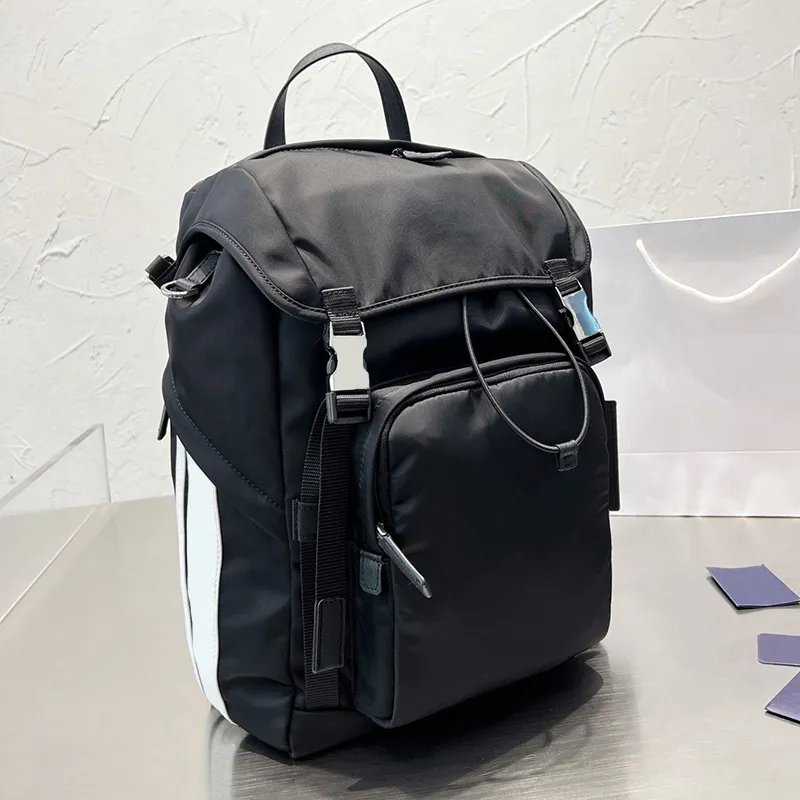 Men s Designer Backpacks Nylon Fashion All Match Black Large Capacity Schoolbags