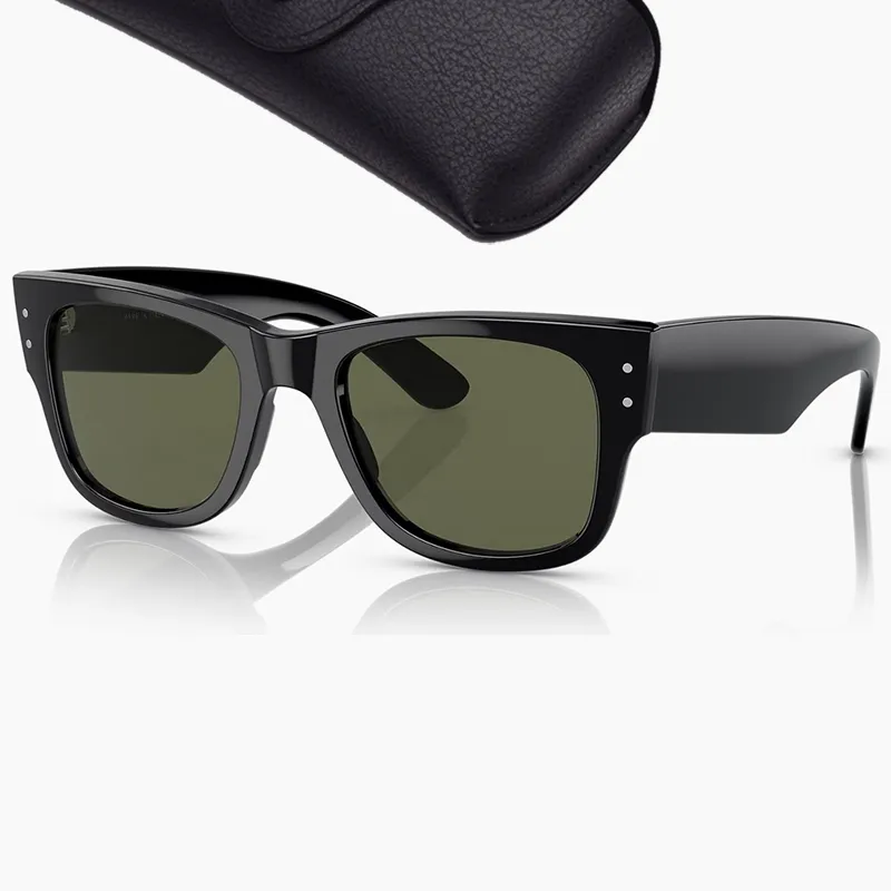 Lyxig glasögon 0840S mega solglasögon för män Kvinnor Acetatram Glaslinser Fashion Sun Glasses Manlig kvinna med låda