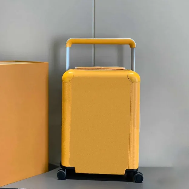 Epi cuir femmes valises chariot à roulettes sacs polochons valise de voyage taille cabine bagage à main