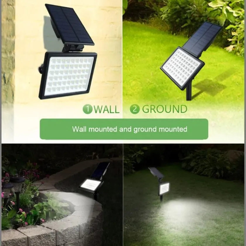 Lawn Lamps LED Solar Automatic Switch Light Waterproof Outdoor Garden Stakes Spotlight Yard Art For Home Courtyard Decoration270W