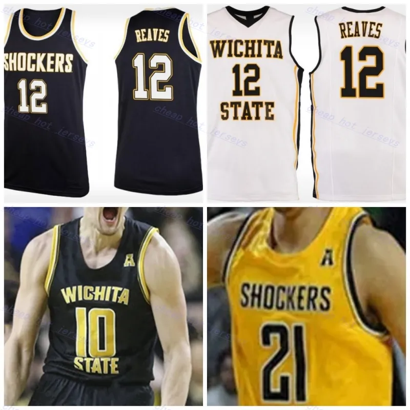 Basketball Wichita State Shockers College-Trikots Benutzerdefinierte GRANT SHERFIELD Fred Vanvleet JAIME ECHENIQUE WADE BURTON ETIENNE DENNIS