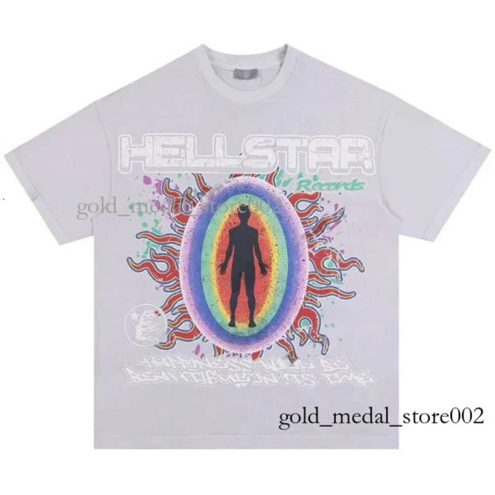 Hellstar T Shir Mens Tシャツ高Tシャツデザイナーの男性用夏の服ファッションカップ