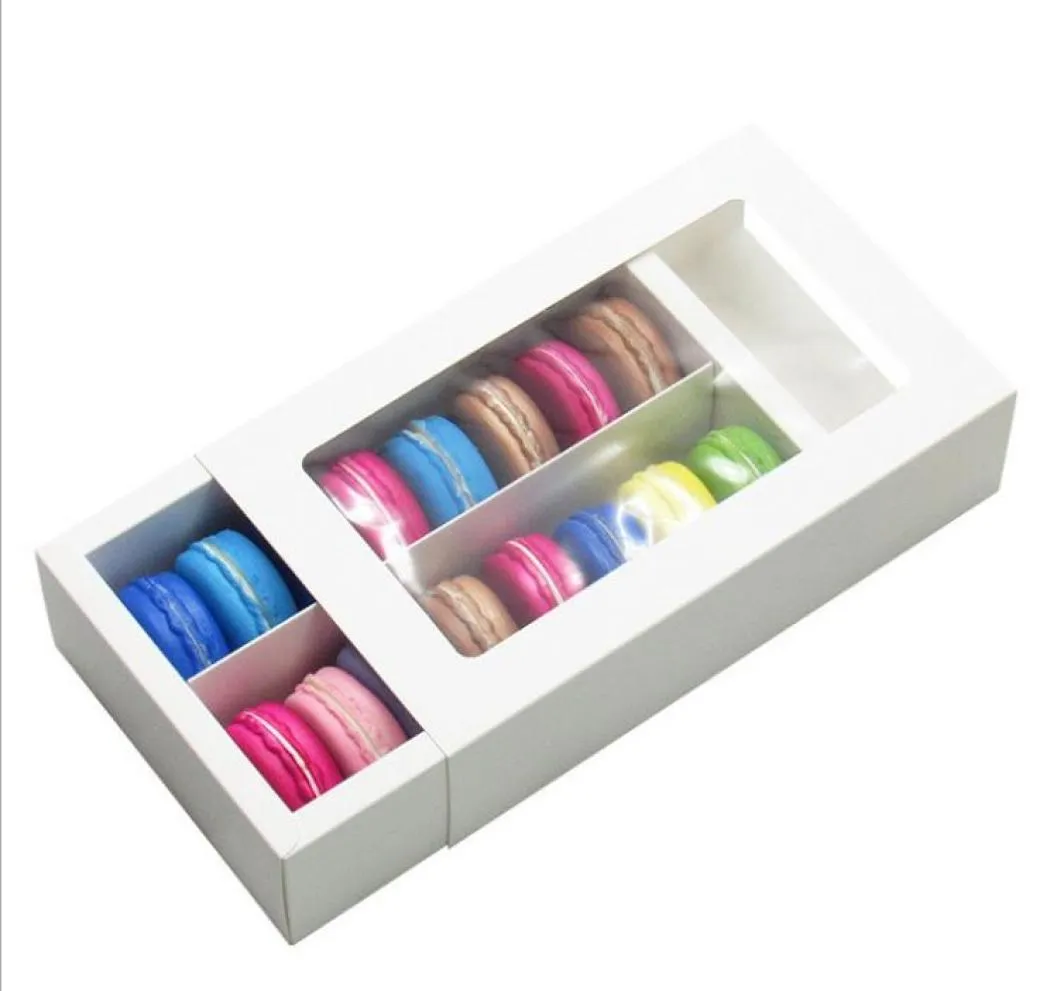 Macaron Box Cake Boxes Home Supplies Paper Chocolate Boxes Biscuit Muffin Box Bakeware Packaging Holiday Present Box7346397