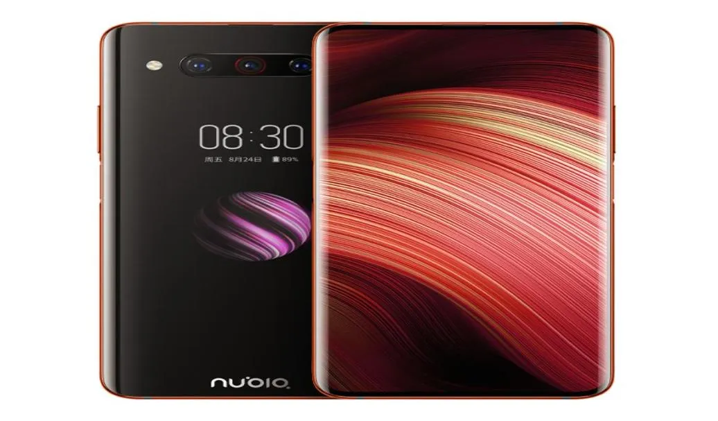 Téléphone portable d'origine Nubia Z20 4G LTE 8 Go de RAM 128 Go 512 Go de ROM Snapdragon 855 Plus Octa Core Android 642quot Plein écran incurvé 484634330
