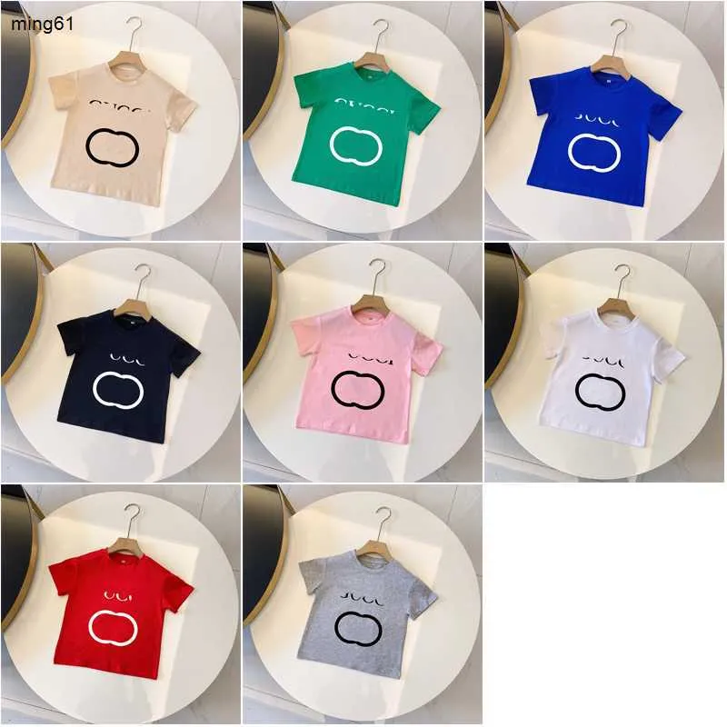 Brand kids T shirts Letter logo printing boys top Size 90-150 CM designer baby clothes girl Short Sleeve summer cotton child tees 24Feb20
