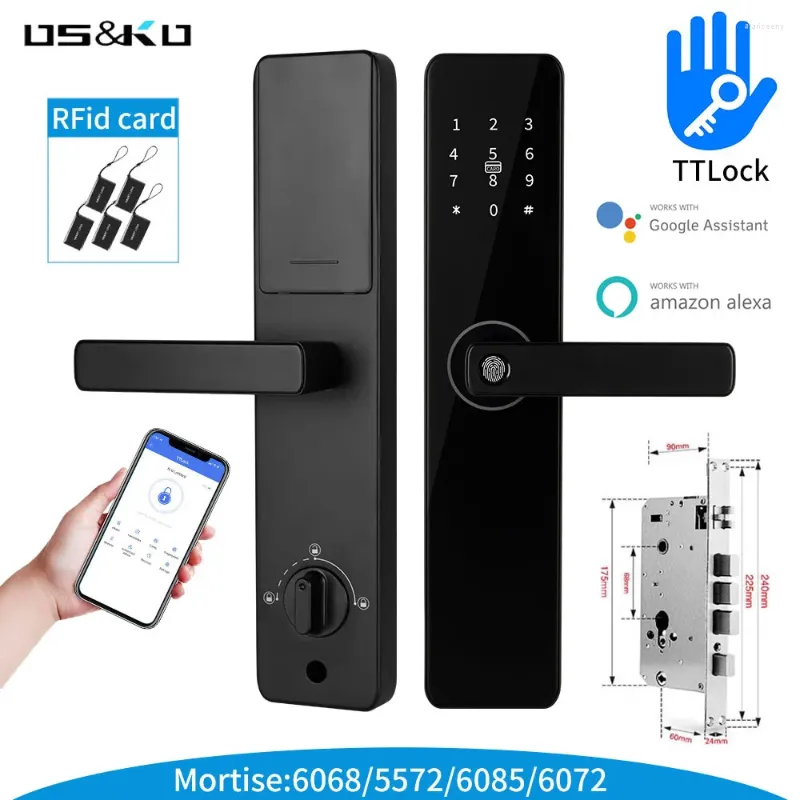 Smart Lock Professional Anti-theft Electronic Digital Door LockLock APP Remote Control Fingerpringt For Home