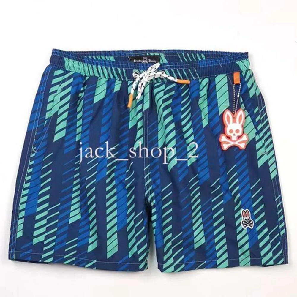 Psychological Bunny Shorts Designer Mens Shorts Beach Pants Skull Rabbit Flower Pants European and American Surfing Shorts Quick Drying Home Shorts Asian Size 563