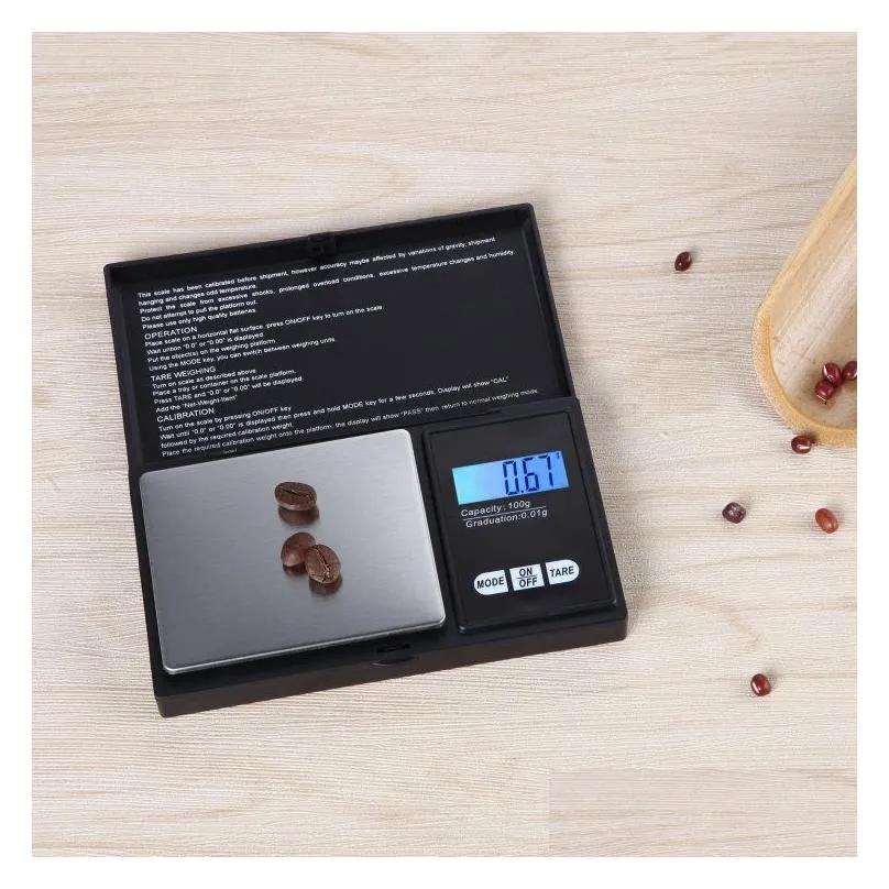Weighing Scales Wholesale Mini Pocket Digital Scale 0.01 X 200G Sier Coin Gold Jewelry Weigh Nce Lcd Electronic Drop Delivery Office Dhe5X