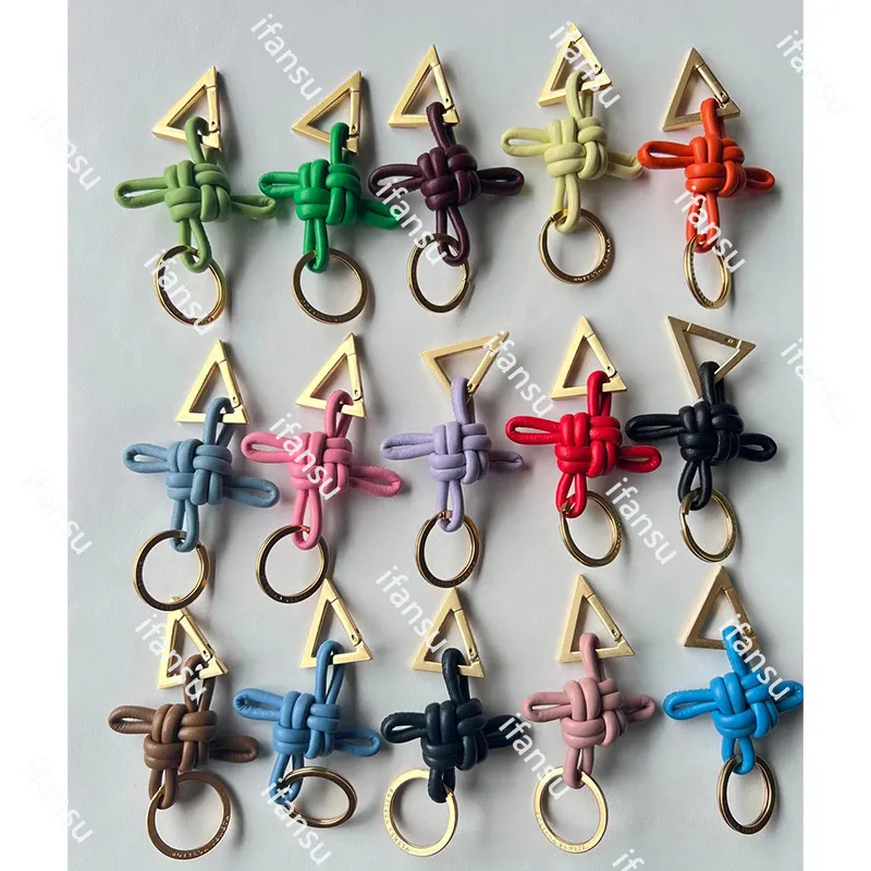 Mode Luxe Design Dames Happy Knot Sleutelhanger Chinese Knoop Schapenvacht Geweven Autohanger Heren Sleutelhanger Paarstijl Tas Decoratie Bijpassend Meerdere kleuren Goud