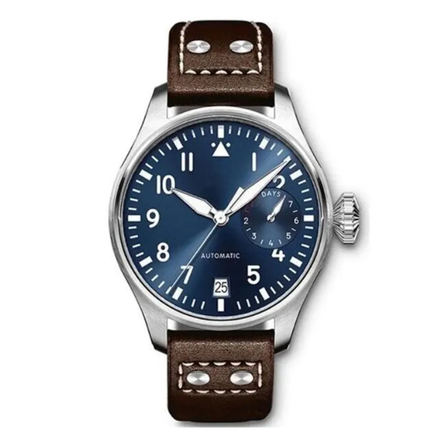 U1 Top Factory AAA Luxe Designer Pilot IW327010 MARK XVIII AAA Kwaliteit Zwitsers horloge Portugieser Heren automatisch mechanisch uurwerk Saffier Echt leer mooi